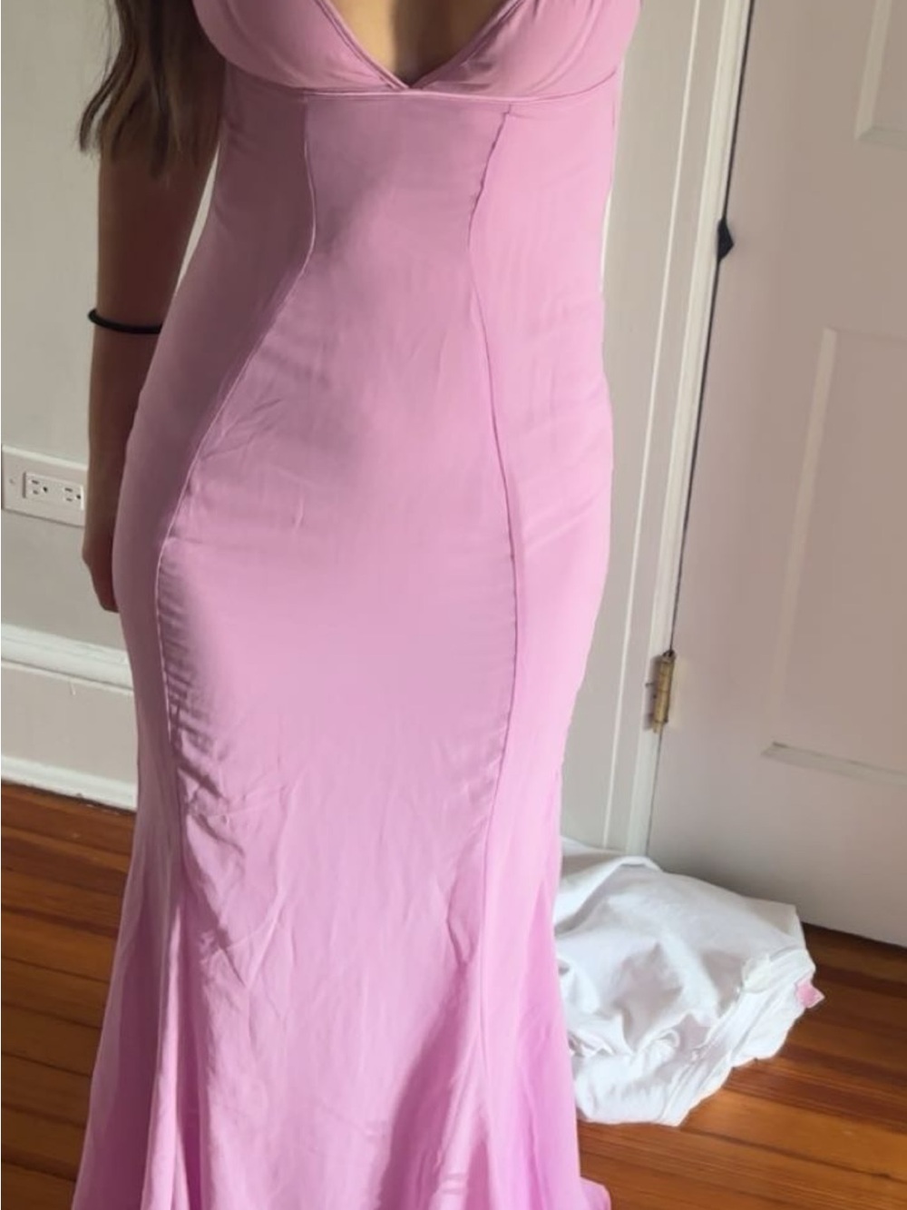 House of CB Lilac Strapless Mermaid Gown - Picture 2 of 2